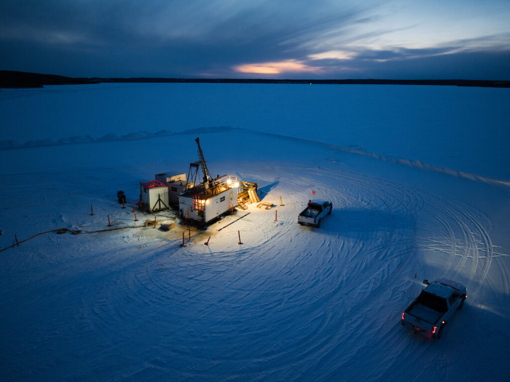 PLS Project winter drilling aerial 2025